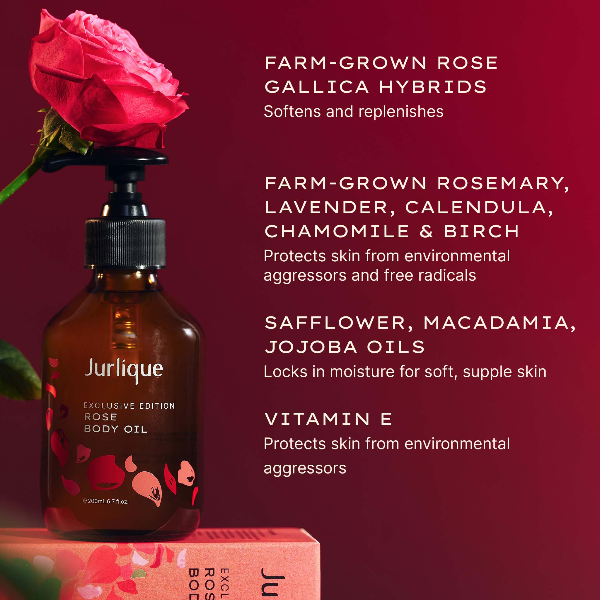 Exclusive Edition Rose Body Oil - Image 3